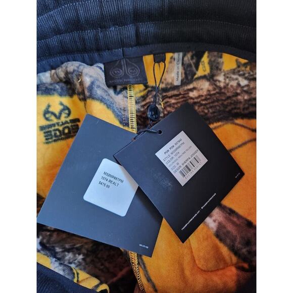 NWT MOOSE KNUCKLES X Post Malone Men's Sherpa Jogger Pants Sz M Yellow #4G503 - Picture 9 of 14